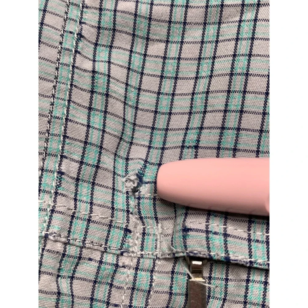 The North Face Men Size L Multicolor Short Sleeve Full Button Shirt